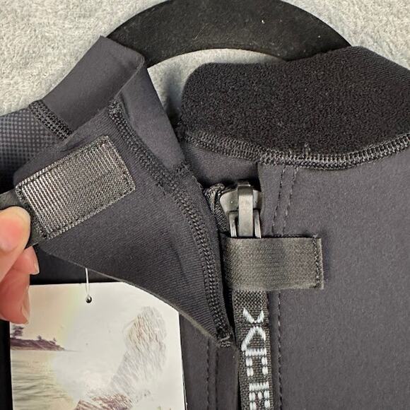 Xcel Wetsuit Womens 12 Black Axis Long Sleeve Back Zip Boy Short Spring 2MM Surf - Picture 6 of 14